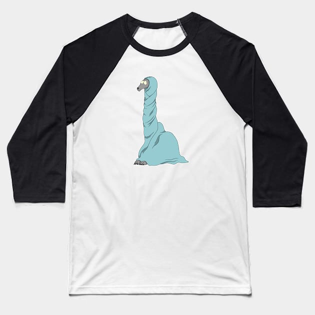 Long Doggo (Whippet) Baseball T-Shirt by Skarmaiden